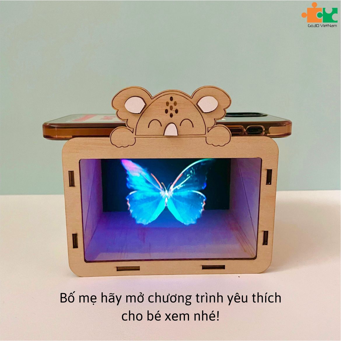 Hộp chiếu phim hologram 3d