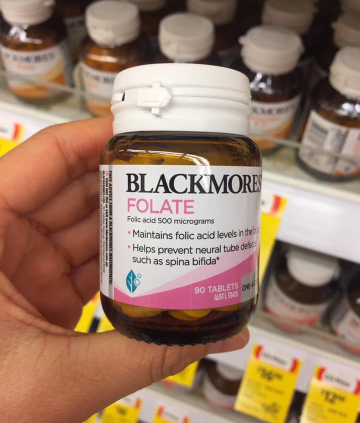 Blackmores Folate 500mcg 90 Tablets