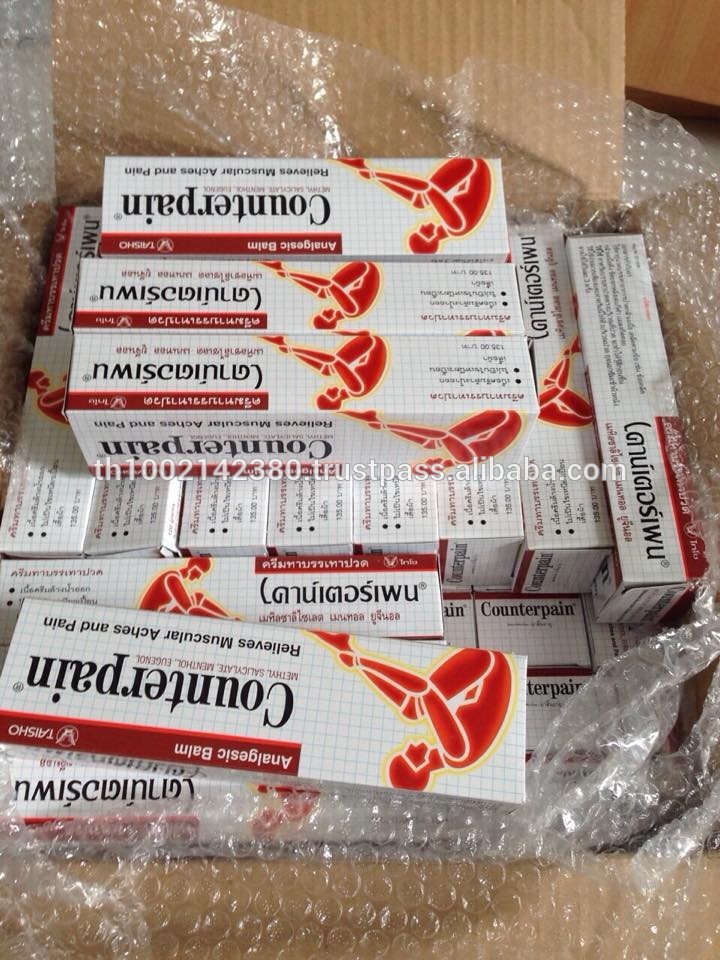 combo 5 tuyp counterpain đỏ 120gr