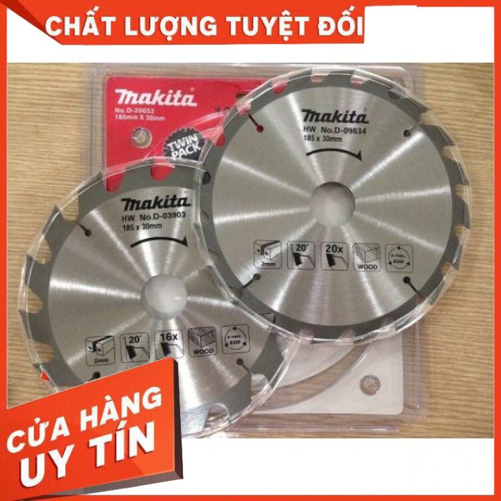 [Chính Hãng] Bộ lưỡi cắt gỗ 2 cái Makita D-20052