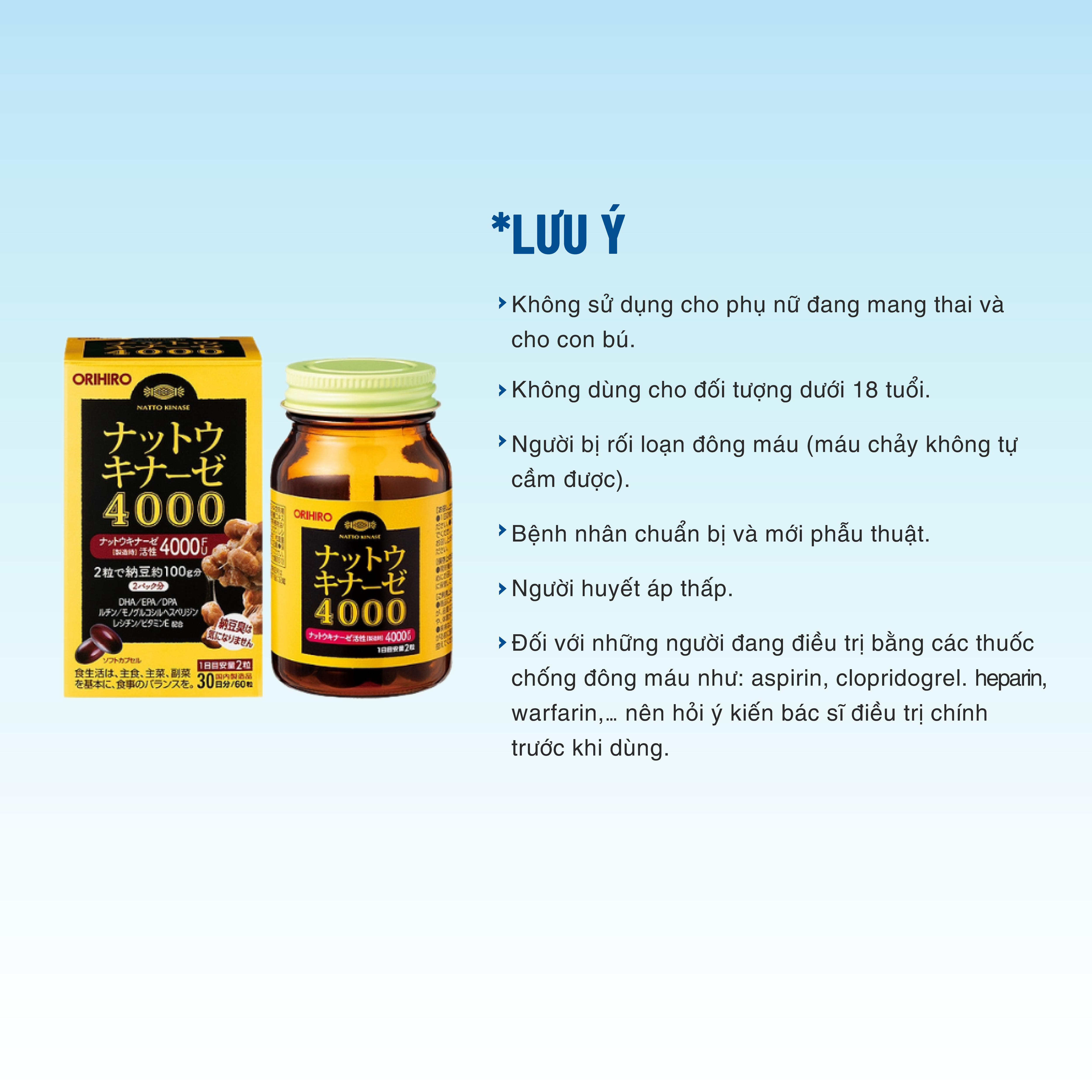 Viên Uống 4000 FU Orihiro 60 Viên