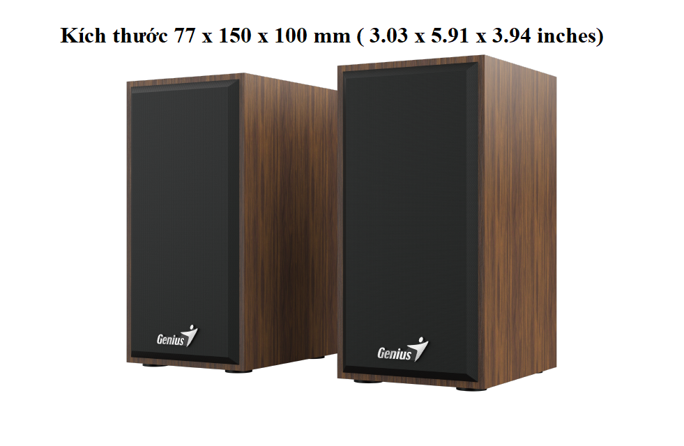 Loa gỗ mini genius sp-hf180 stereo