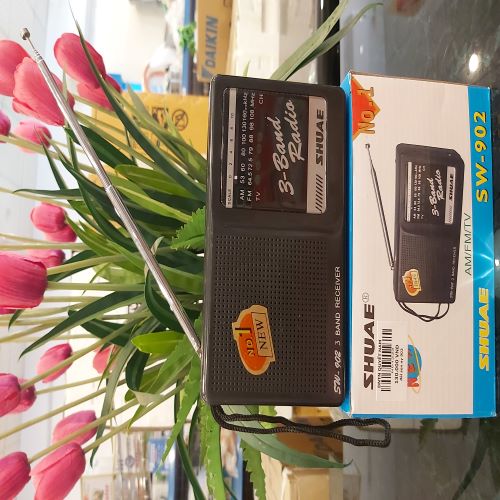 Đài Radio SHUAE SW-888BT - FM/AM/SW, Bluetooth, USB/Thẻ Nhớ