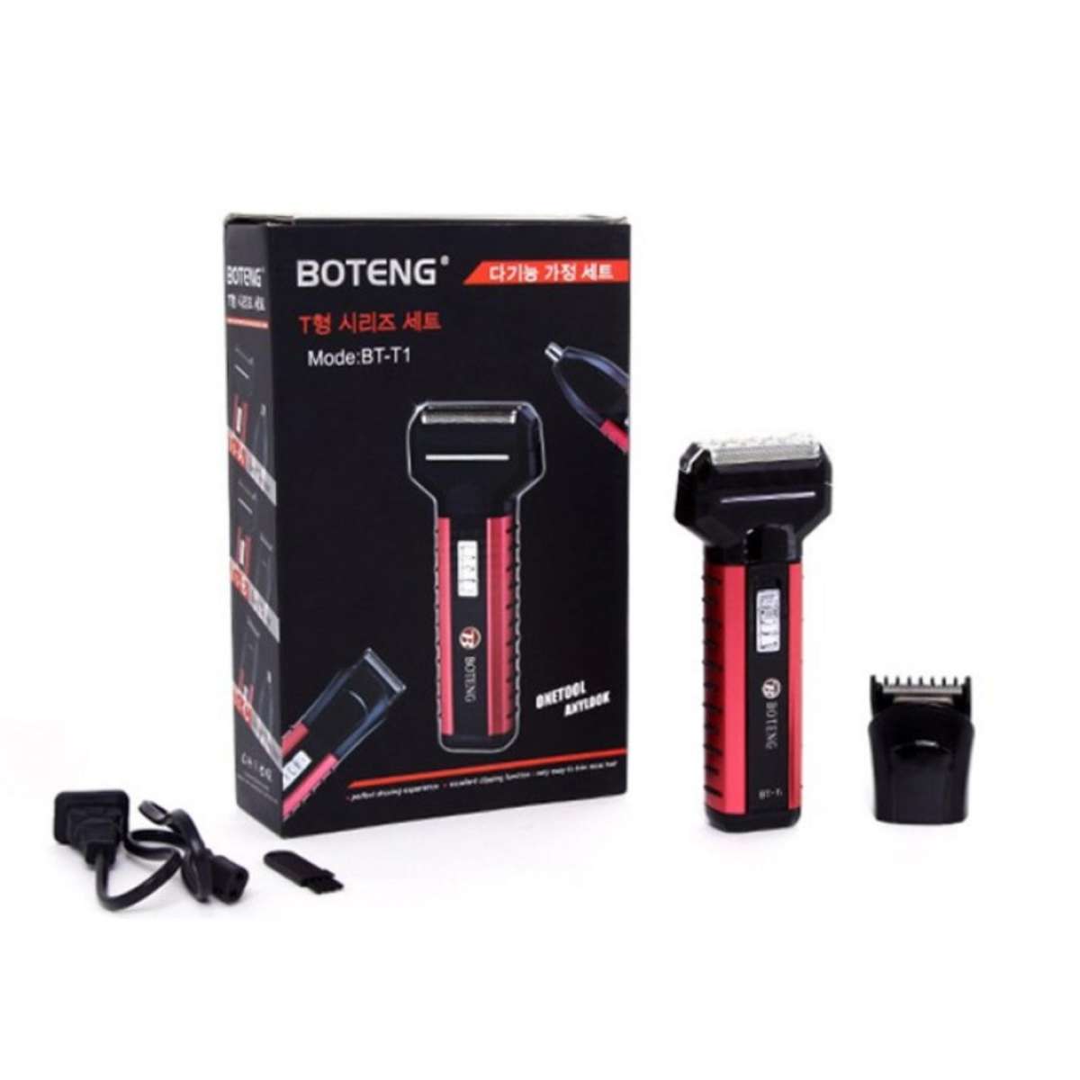 Tông Đơ Cắt Tóc Kiêm Cạo Râu Cắt Lông Mũi Boteng Bt-T1