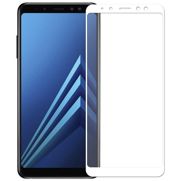 Cường lực full màn Samsung Galaxy A8 2018 (Trắng)