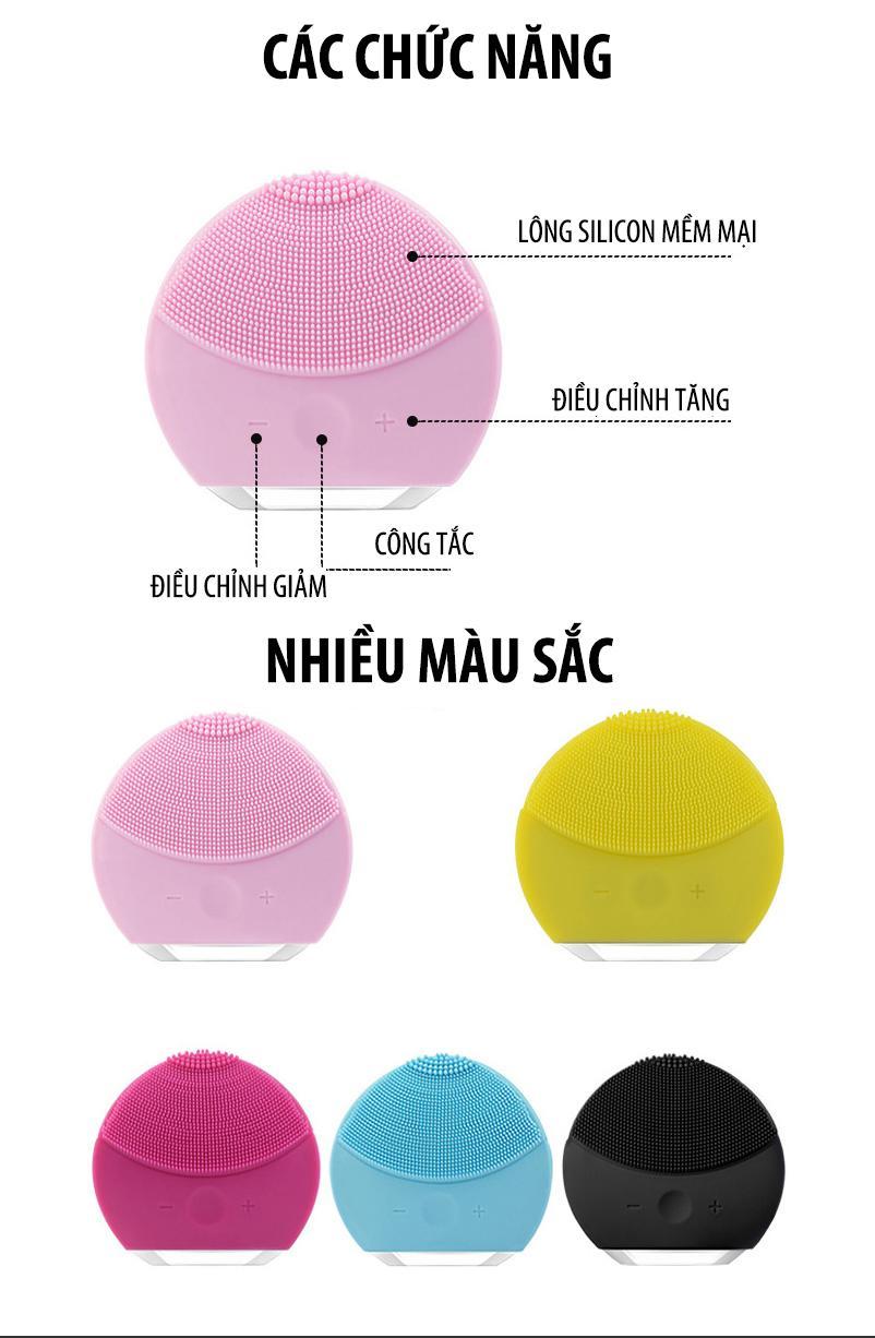 [HCM][MIỄN PHÍ VẬN CHUYỂN] MÁY RỬA MẶT FORE VER LUNA MINI 2 BỌC SILICON CAO CẤP