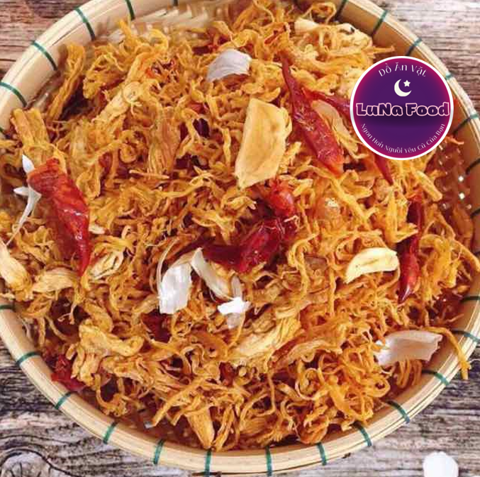 Khô Gà Bơ Tỏi ( Giòn ngon – đậm vị ) - Ăn Vặt Lunafood