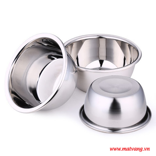 [HCM][Thau inox 304] Thau inox 304 an toàn sức khỏe size 30cm thau nhà bếp cao cấp thau inox 304 đẹp