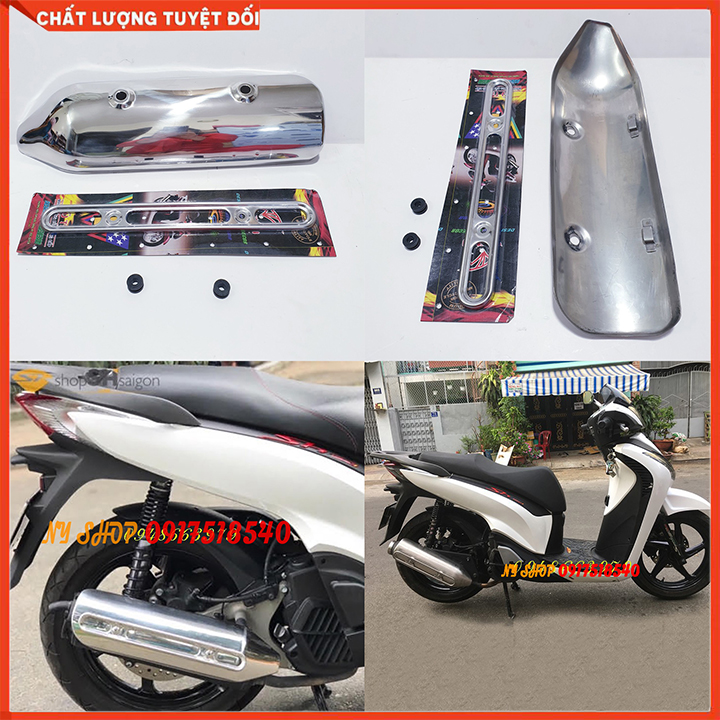 ỐP PÔ INOX SH Ý GẮN Sh VIỆT 2012-2016 (INOX 304)