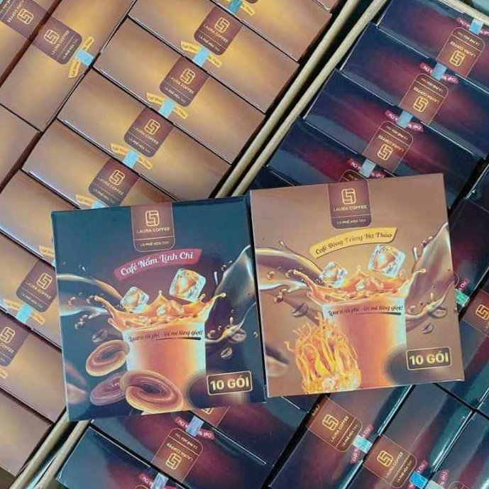 Cà phê Nhật Kim Anh cà phê hòa tan Laura Coffee (Hộp 10 gói)
