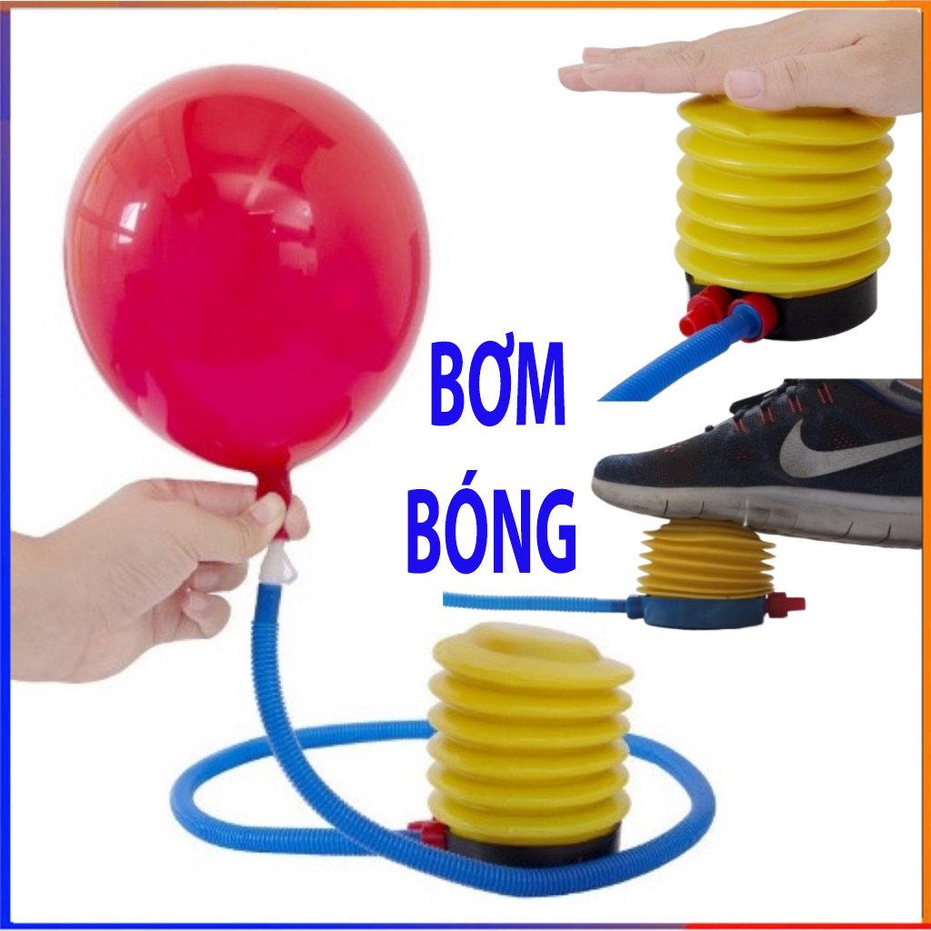 Bơm Xe Đạp, Xe Máy, Ô Tô, Bơm Phao, Bóng... Bơm đạp chân cho gia đình siêu tiện dụng
