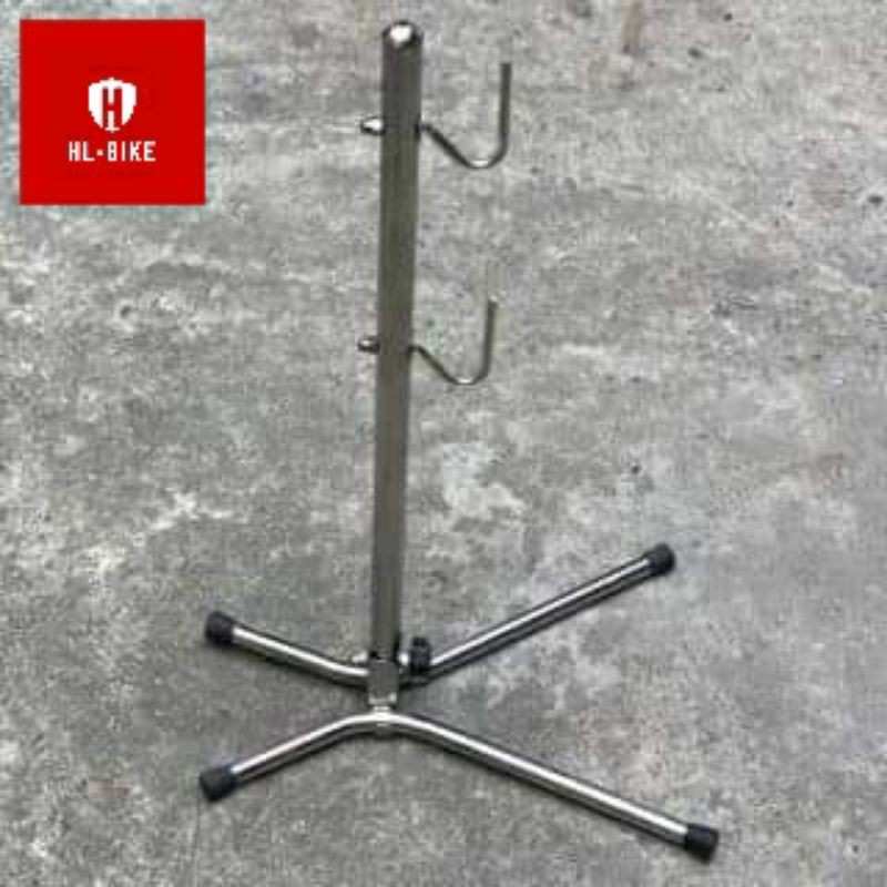 [HCM]Chân dựng chống xe đạp inox