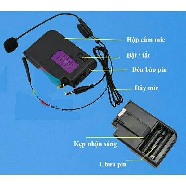 MIC TRỢ GIẢNG KHÔNG DÂY AIGE V-11