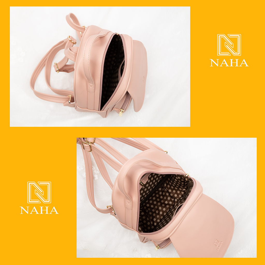 Balo Nữ Mini Đẹp Thời Trang Đi Học NAHA BL03 - Bảo Hành 12 Tháng