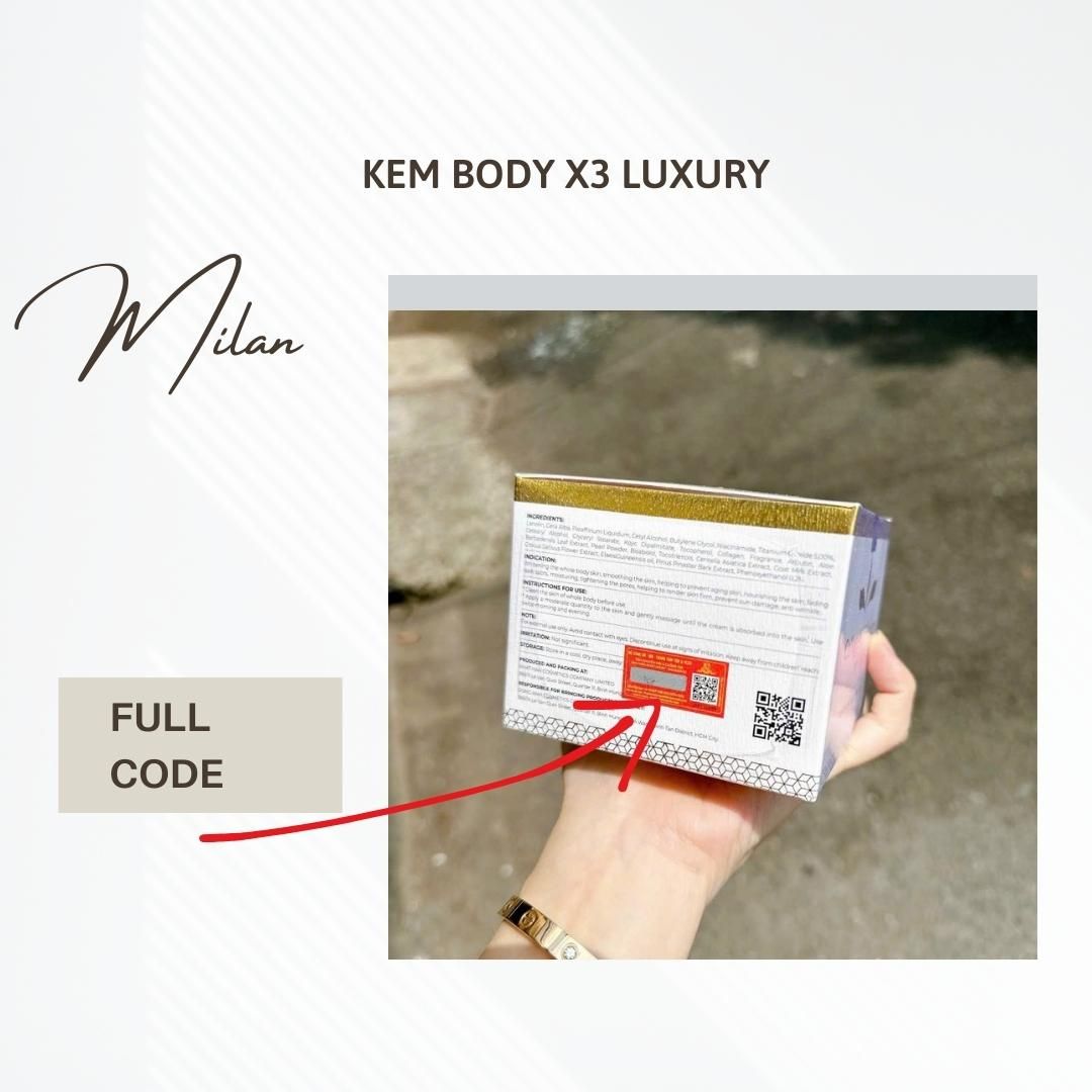 [Rẻ vô địch] Kem body luxury x3