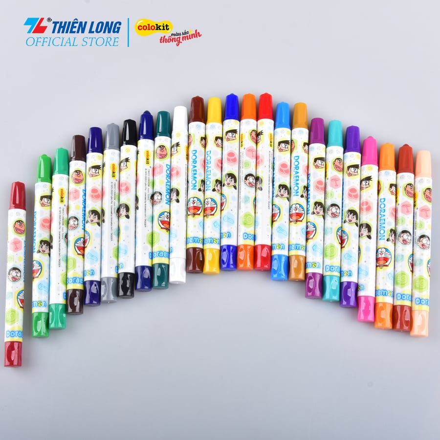 Bút sáp vặn 24 màu Thiên Long Colokit TCR-C009/DO