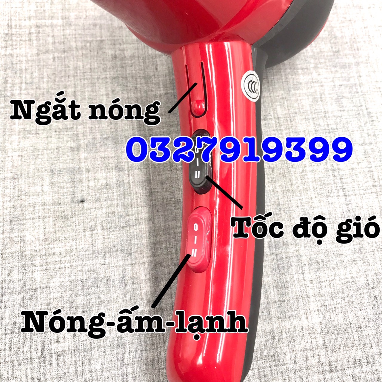 Máy sấy tóc cao cấp chuẩn salon 6668 2300W