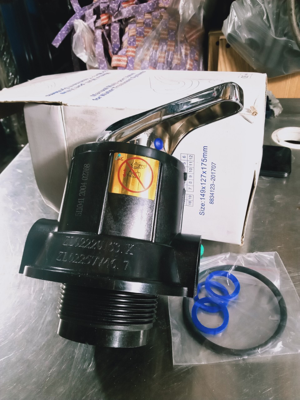 [HCM] 1 cái Van tay 3 ngã phi 34 lọc nước