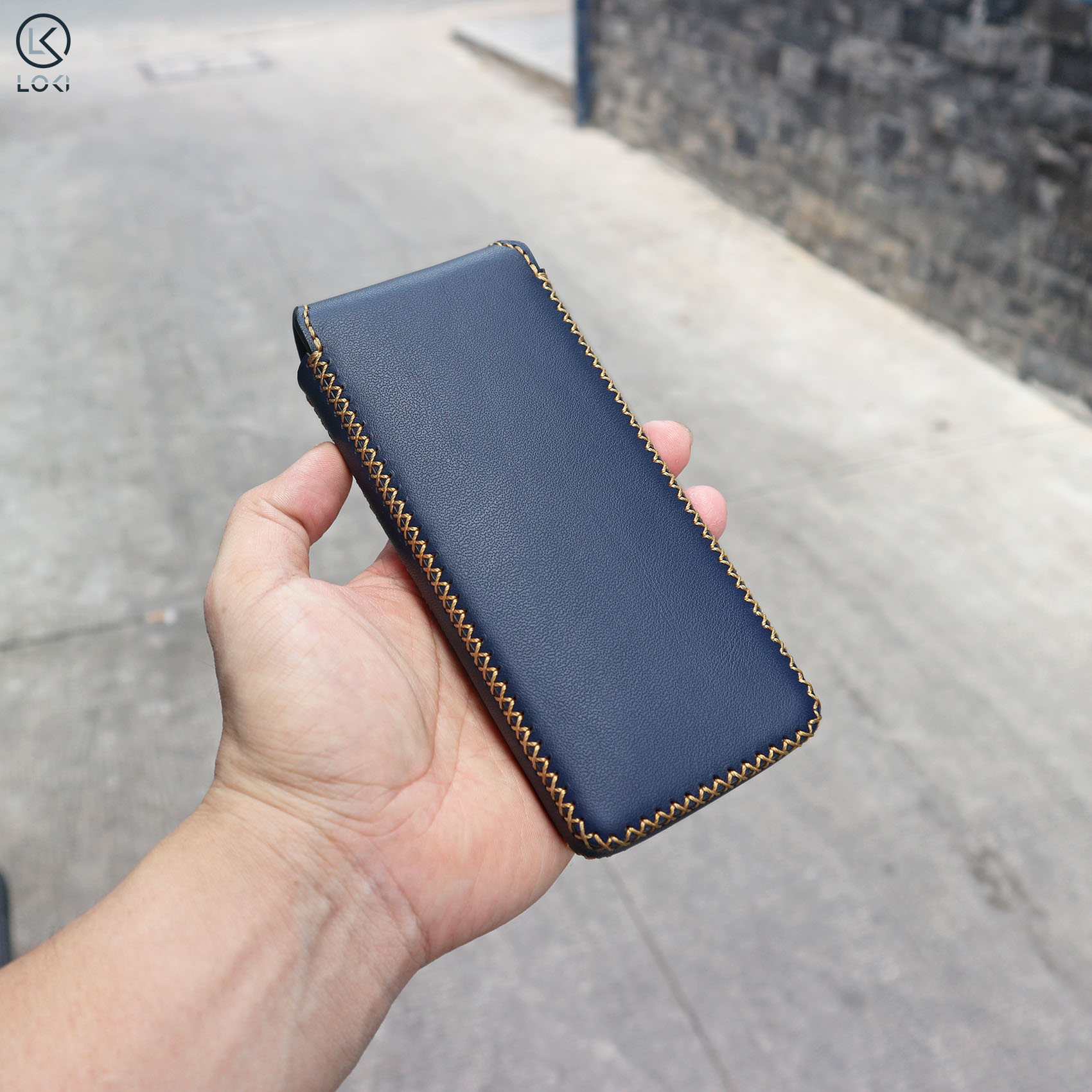 Bao da đựng máy gập Samsung Galaxy Fold  4 | 5 | 6 | 7 | Huawei | Honor | Oppo dạng đứng - Manory Leather