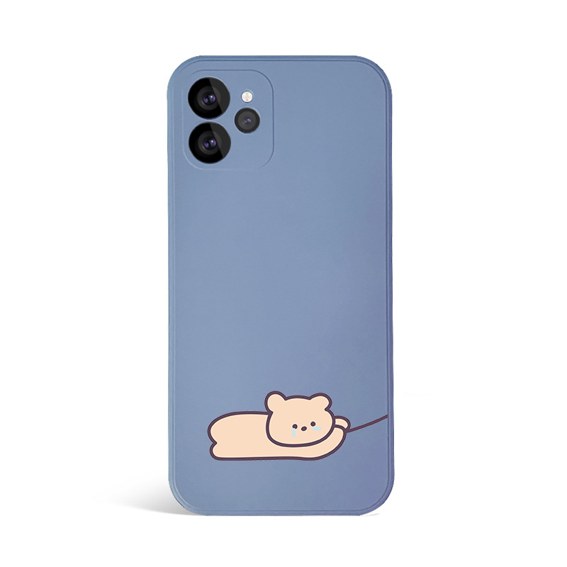 Ốp lưng iPhone Chú Gấu Lười Màu Xanh