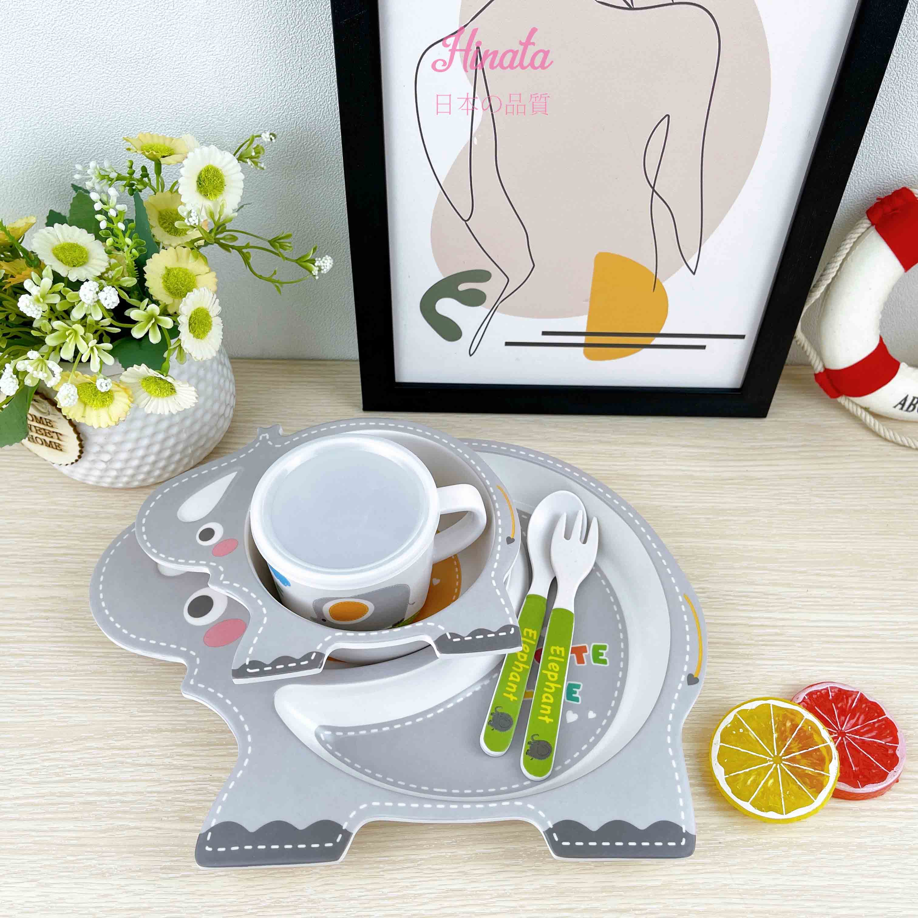 Trọn bộ bát ăn dặm Hinata Nhật Bản BAD01