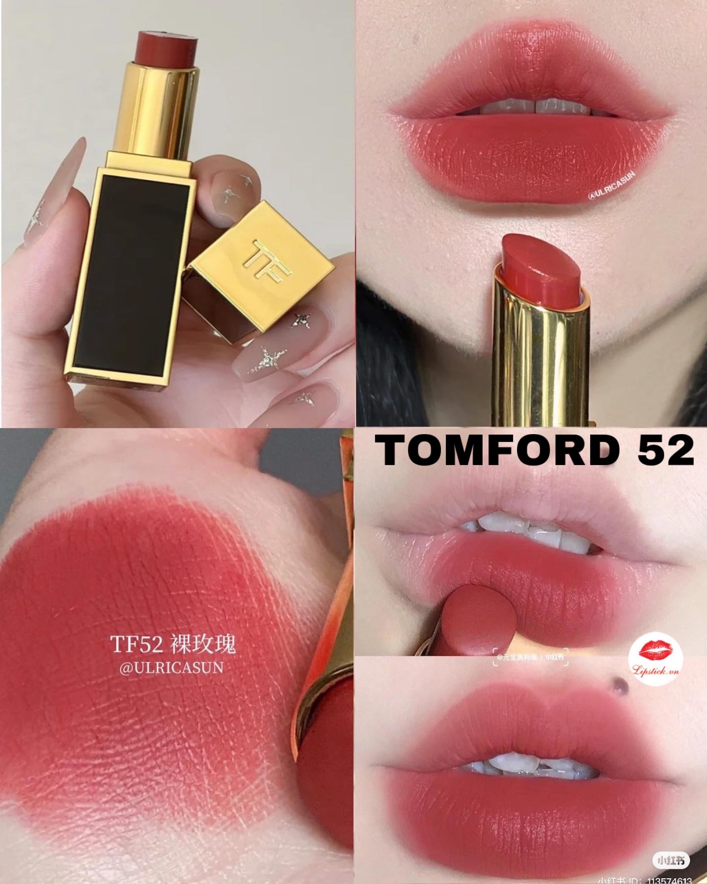 TOMFORD] Son Tomford Lip Color Matte, Tom Ford Lipstick Ruby Rush 07 Vỏ Đen  Hàng Chính Hãng Có Bill Full Size 