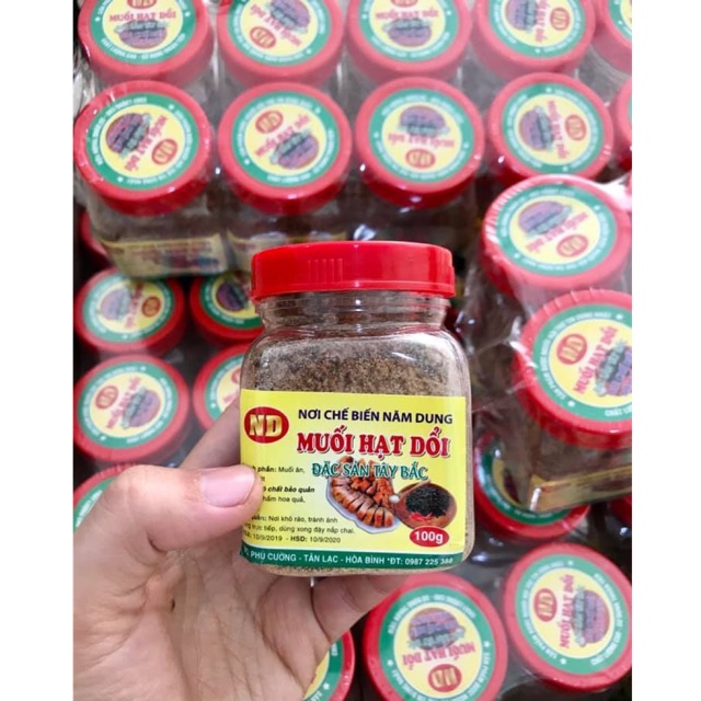 10 lọ muối hạt dổi Tây Bắc giá sỉ -Đặc sản Hòa Bình 28