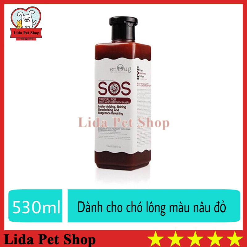 HN- Sữa tắm SOS nâu đỏ dành riêng cho chó lông nâu đỏ - sữa tắm SOS nâu đỏ 530ml