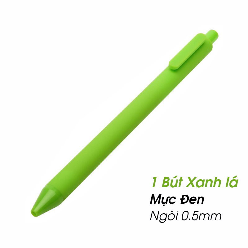 [Giao Hỏa Tốc] Bút Gel Mực Đen KACO PURE (1 Cây) - Ngòi 0.5mm