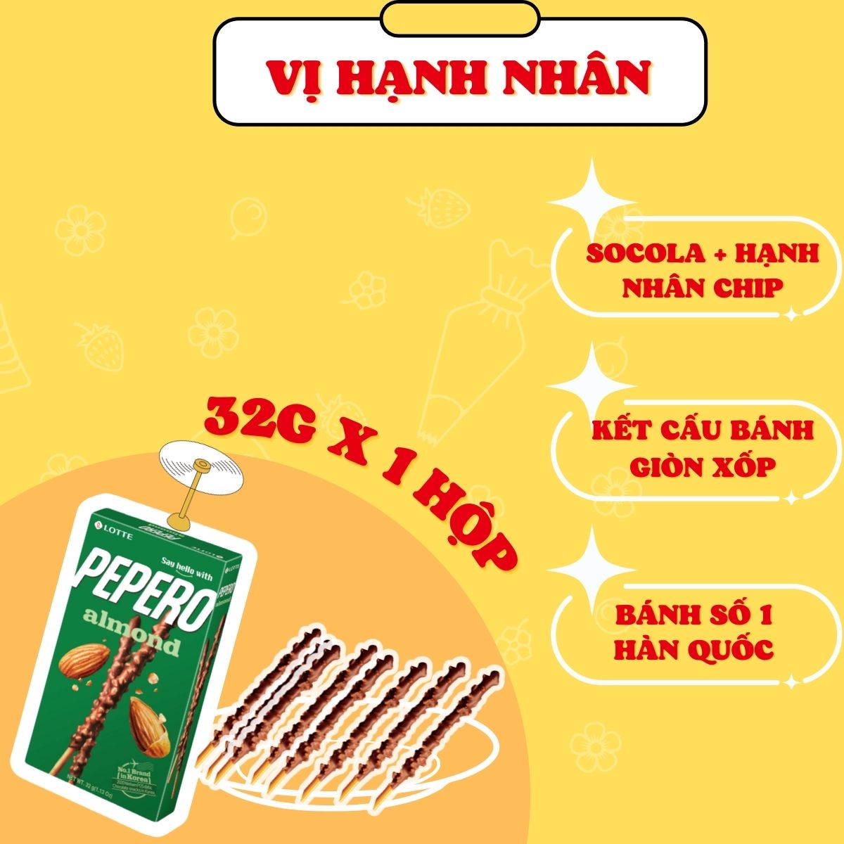 Combo 5 Hộp Bánh Lotte Pepero