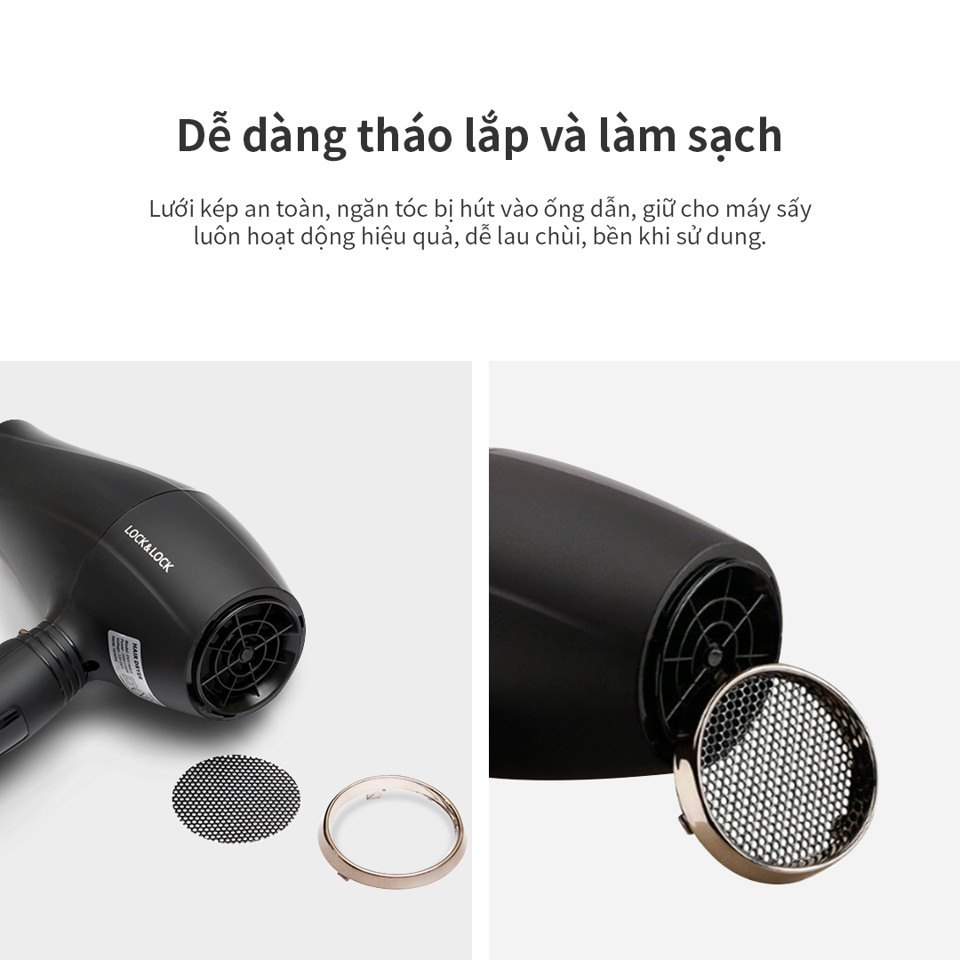 ENA146BLK - Lock &Lock HAIR DRYER - BLACK