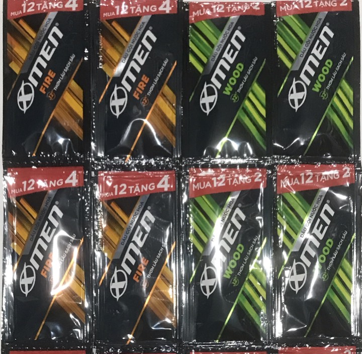 Dầu gội nam Xmen dây 16 gói các mùi