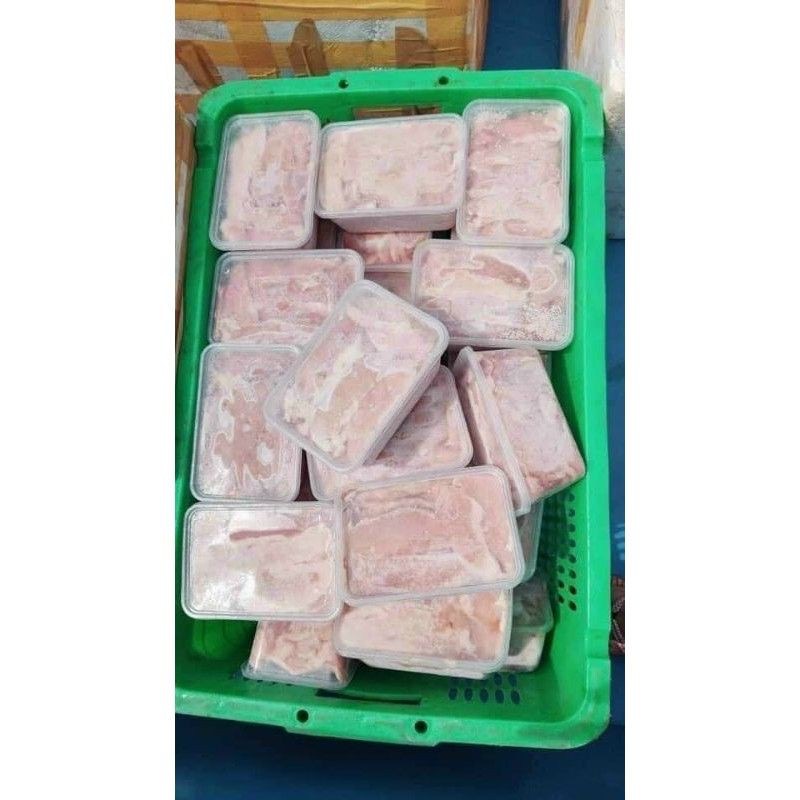 Vú heo cắt lát 500gr (giao tphcm)