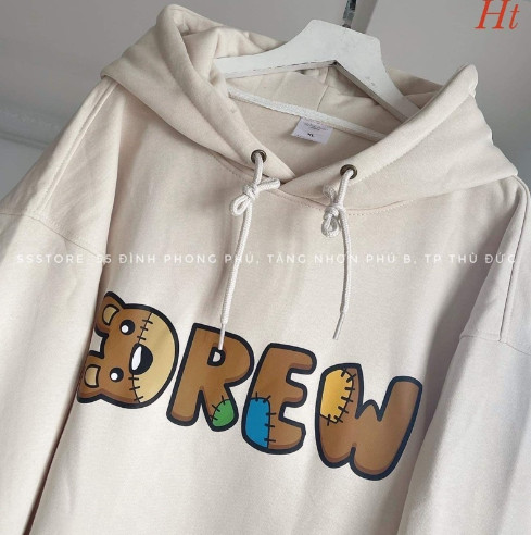 Áo hoodie nỉ gấu drew ht11