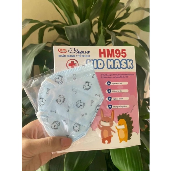 (10 cái) Khẩu Trang N95 Mask Trẻ Em Ko Van Dễ Thương