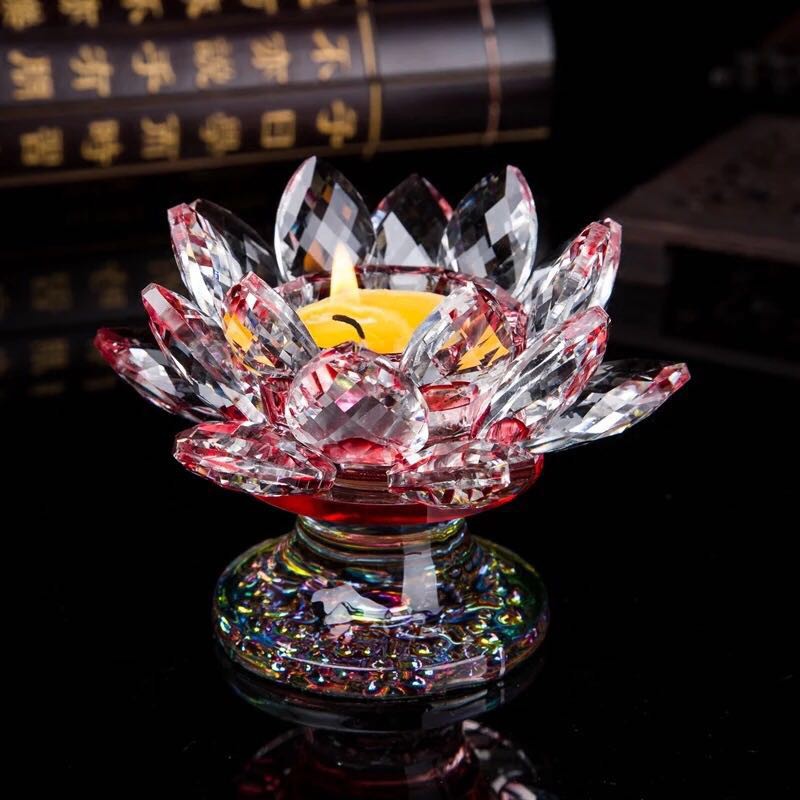 ĐẾ NẾN PHA LÊ HOA SEN ( TRUNG )