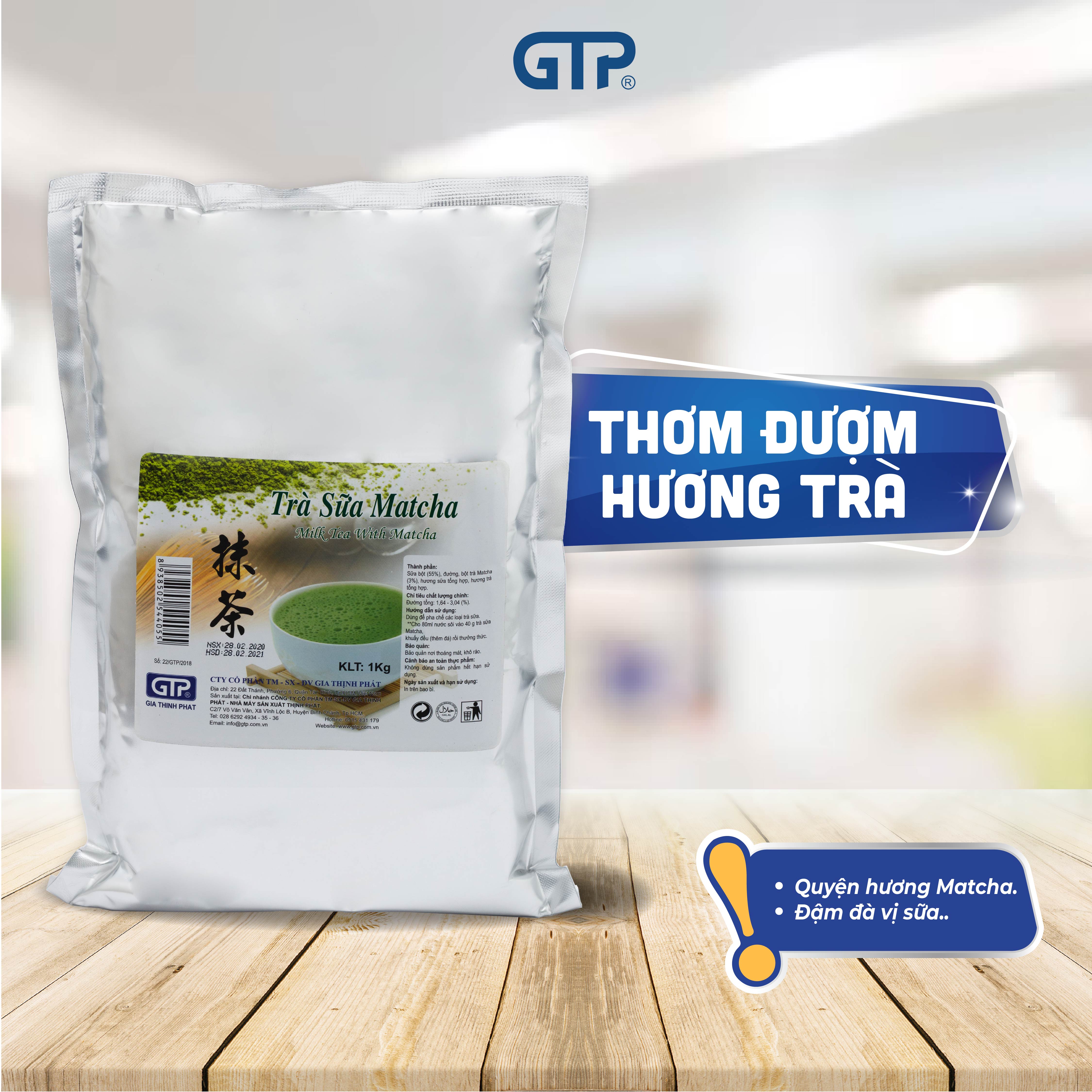 Trà sữa hòa tan Matcha (1Kg/bao)