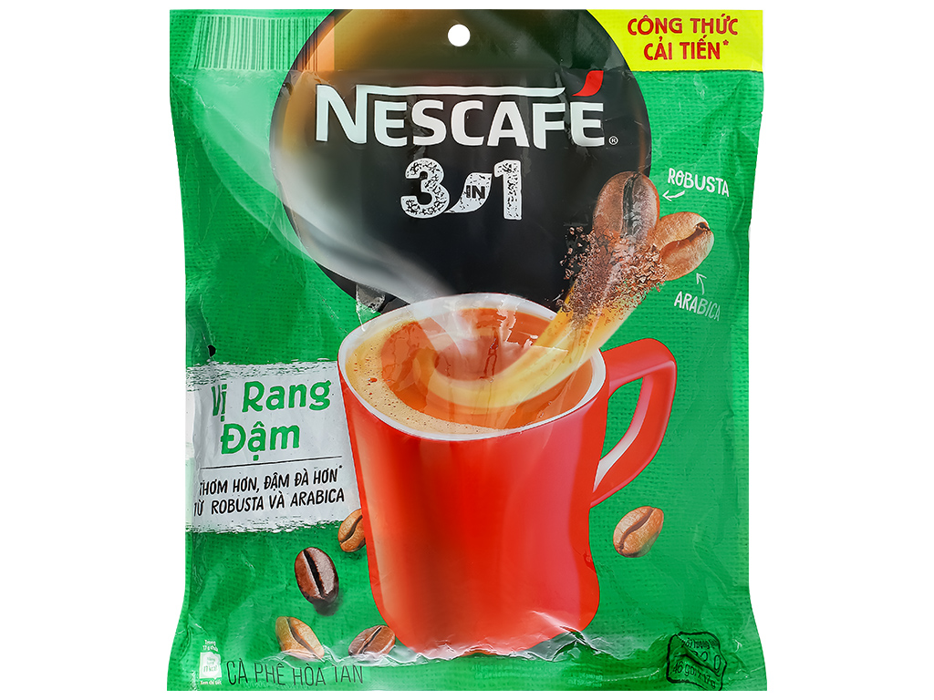Cà phê sữa NesCafé 3 in 1 đậm vị cà phê 782g - BAT MUOI