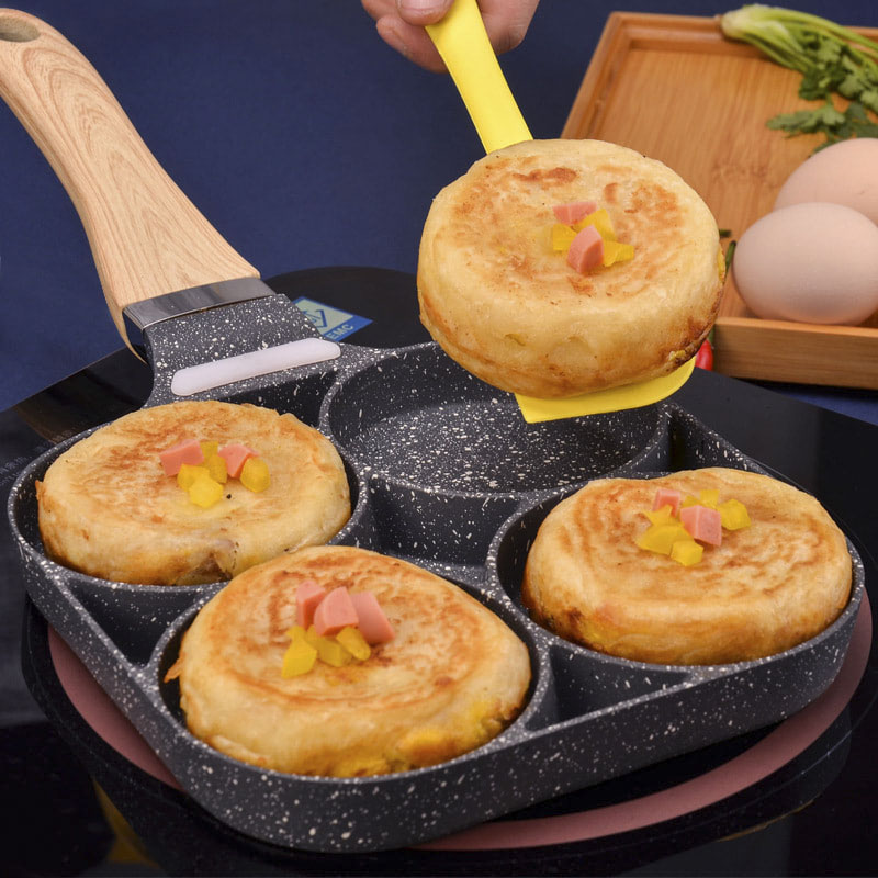 Chảo Vân Đá 4 Ngăn Chống Dính
