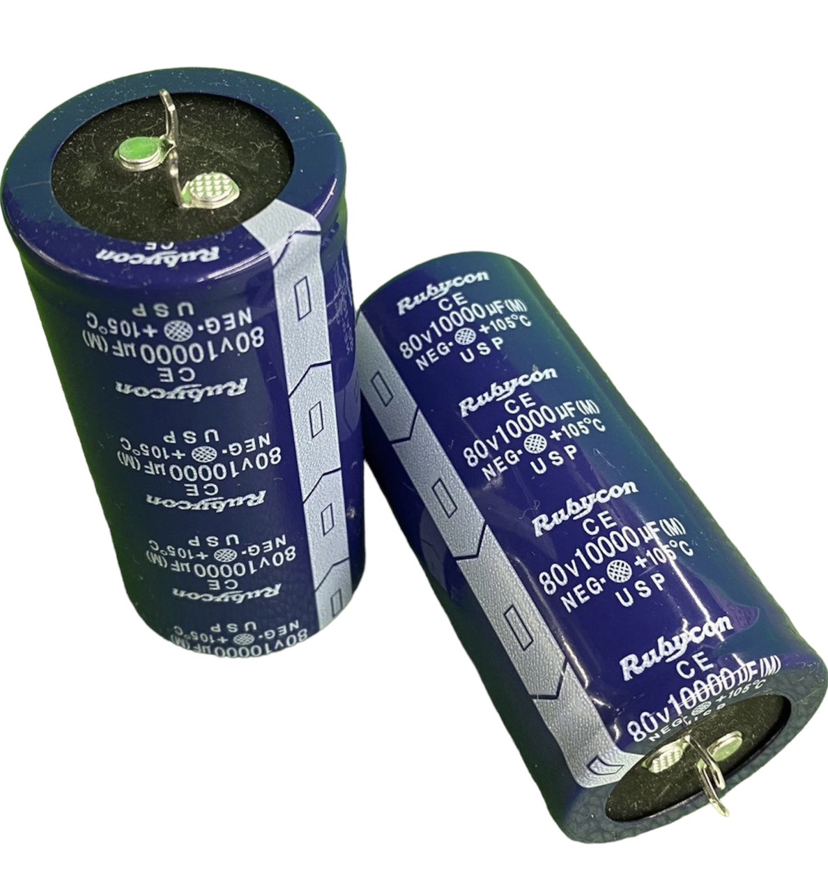 Tụ lọc nguồn rubycon 80v 10.000uf dùng trong thiết bị âm thanh, nguồn xung - LinhKien HD