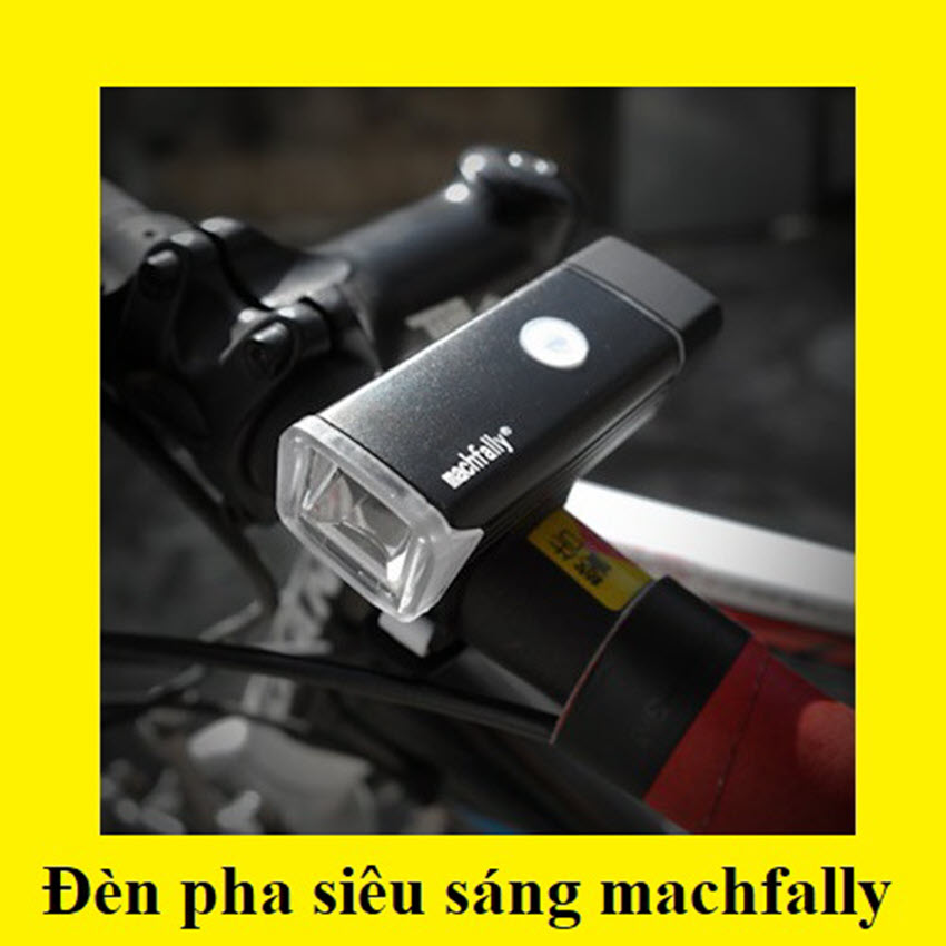 Đèn pha sạc usb Machfally Cho xe đạp chất lượng cao