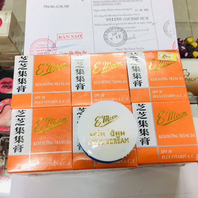 COMBO 6 HỘP KEM EMOON DƯỠNG TRẮNG DA