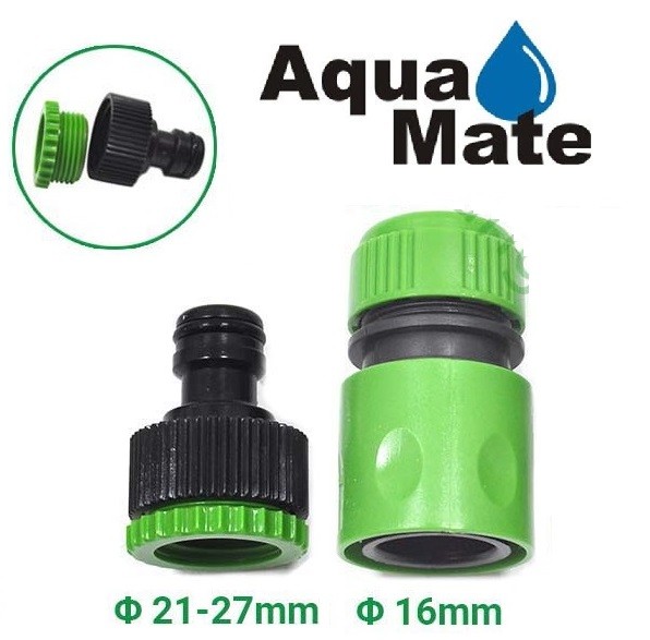 [HCM]Bộ 2 khớp nối ống nước máy xịt rửa Aqua Mate Taiwan - AquaMate_2 chất lượng đảm bảo an toàn đến sức khỏe người sử dụng cam kết hàng đúng mô tả