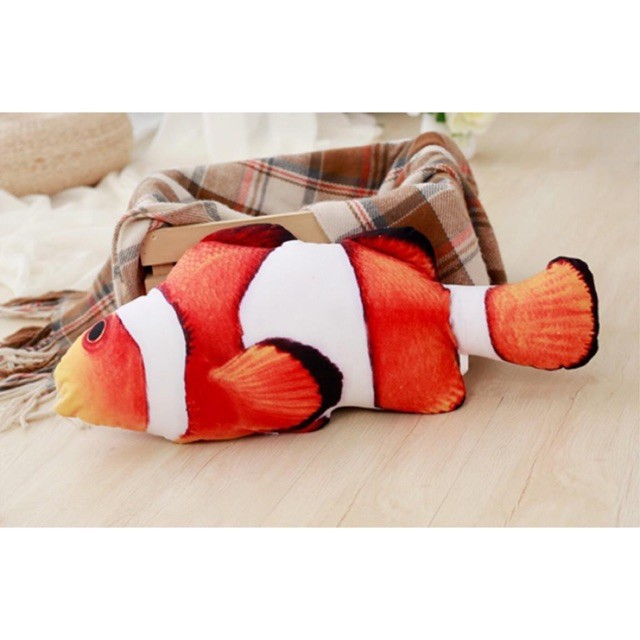 Cá catnip nhồi bông đồ chơi cho mèo