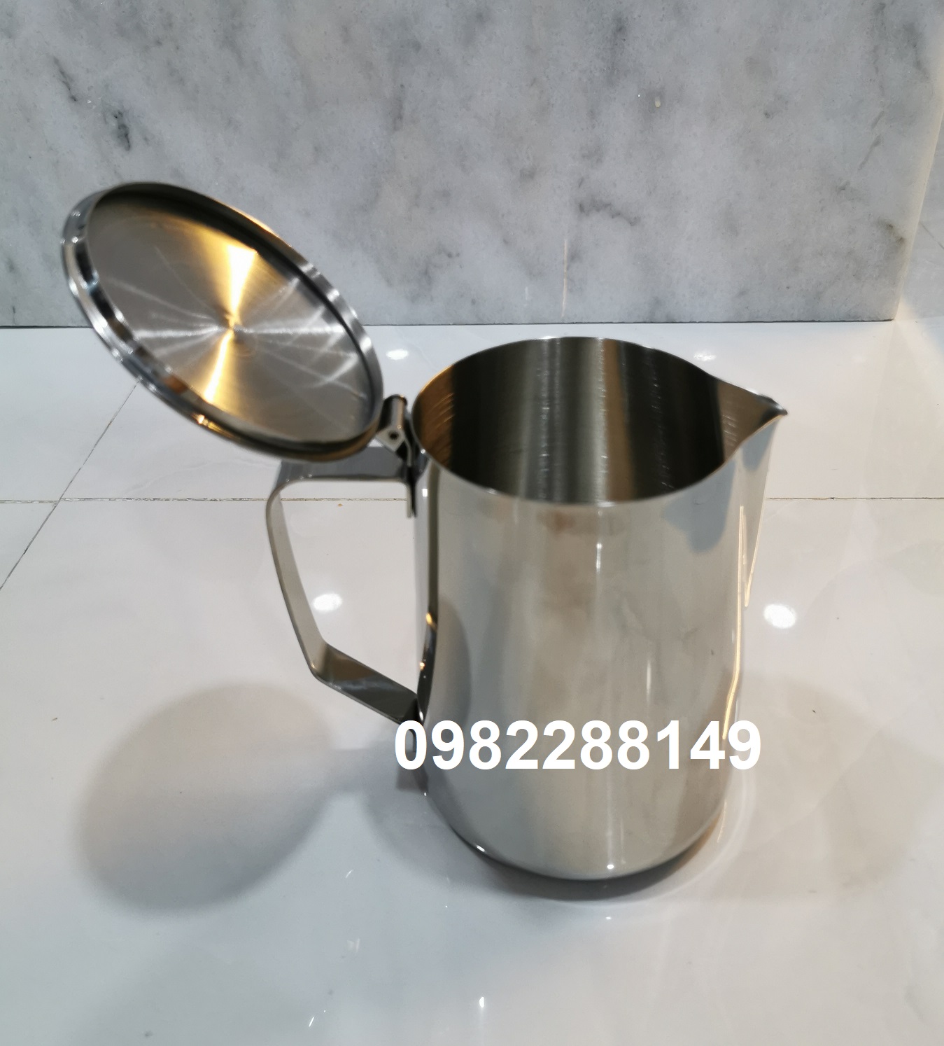 CA ĐÁNH SỮA INOX CAO CẤP CÓ NẮP ĐỦ DUNG TÍCH