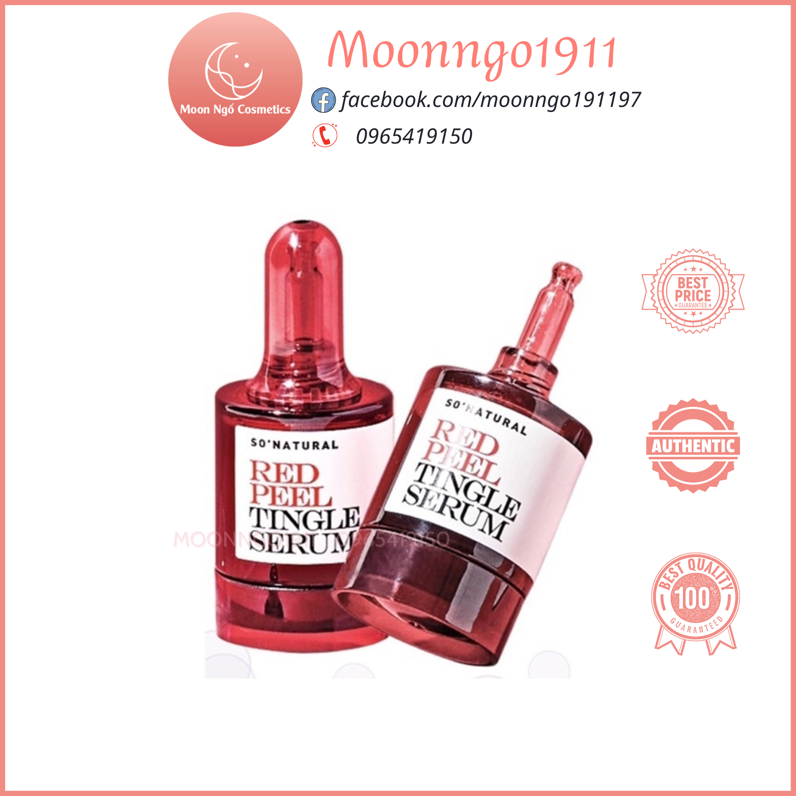 Thay da sinh học red peel serum 10ml