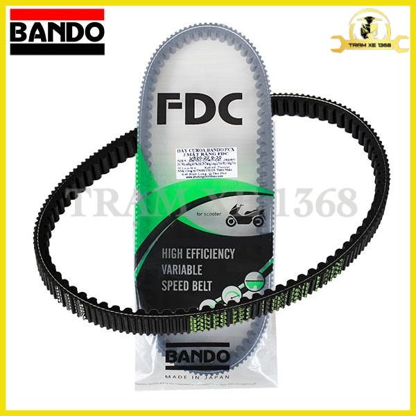 Dây Curoa Bando FDC Japan 2 mặt răng chính hãng cho xe Ab125 Vairo Click 125 150 PCX (FDC Japan và FDC India)