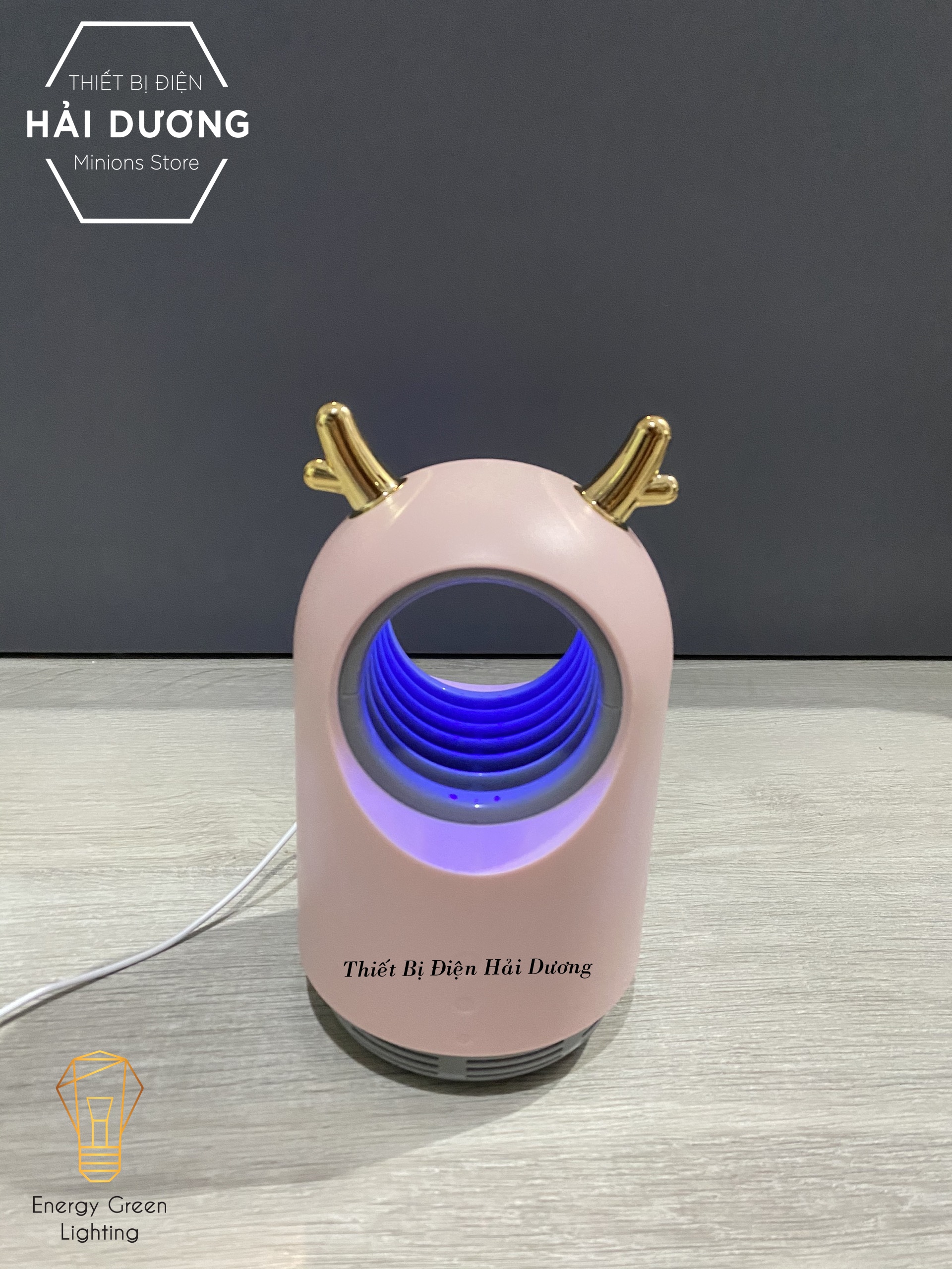 Đèn bắt muỗi thông minh phong cách sừng hươu dễ thương BM-169
