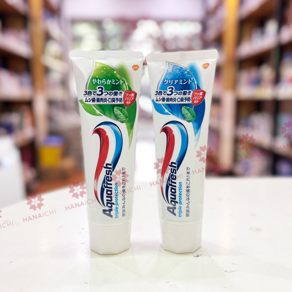 Kem Đánh Răng Aquafresh Triple Protection 140gr - Nội địa Nhật