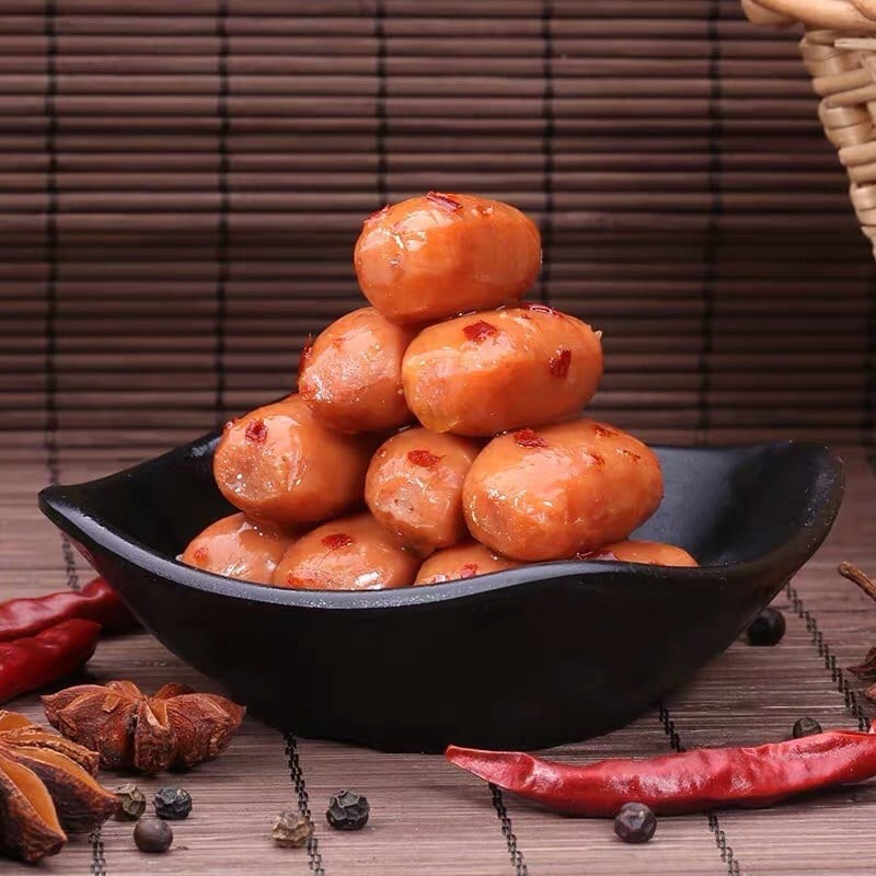 ( Tiệm ăn vặt MonTy) Combo 500g Xúc xích bi mini siêu ngon